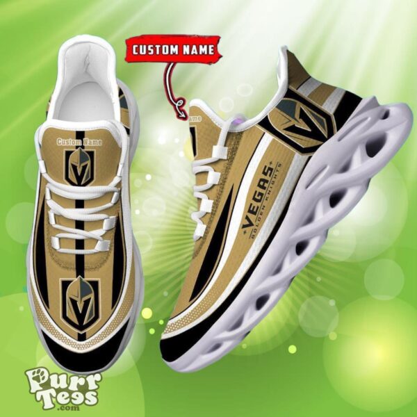 NHL Vegas Golden Knights Custom Name Max Soul Shoes Dynamic Gift For Fans Product Photo 1