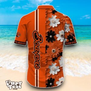 Oregon State Beavers NCAA2 Flower Hawaiian Shirt Best Design For Fans Product Photo 3