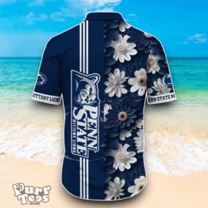 Penn State Nittany Lions NCAA1 Flower Hawaiian Shirt Best Design For Fans Product Photo 3