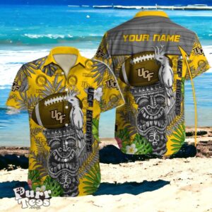 Personalized UCF Knights Spirit NCAA Hawaiian Shirt with Your Name Added Product Photo 1