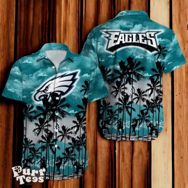 Philadelphia Eagles NFL Hawaiian Shirt 3D Tropical Trending For Fans Product Photo 1