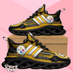 Pittsburgh Steelers Max Soul Shoes Custom Name Special Gift For Men And Women Product Photo 2