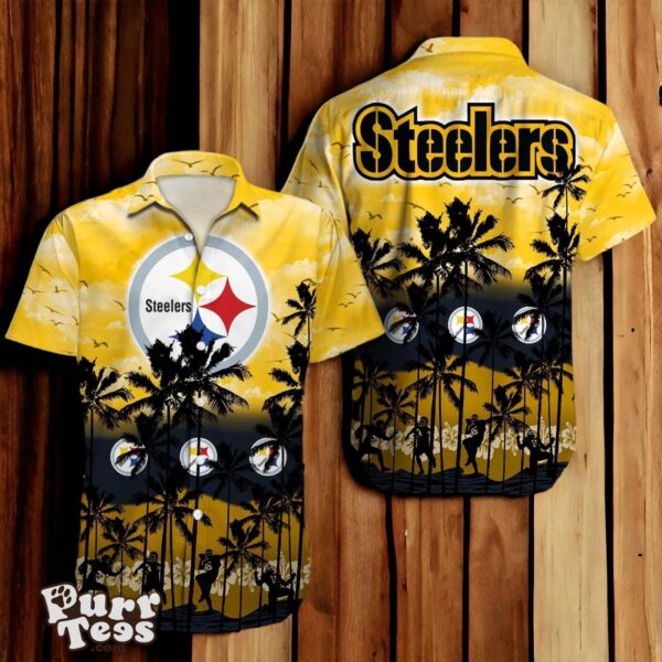 Pittsburgh Steelers NFL Hawaiian Shirt 3D Tropical Trending For Fans Product Photo 1