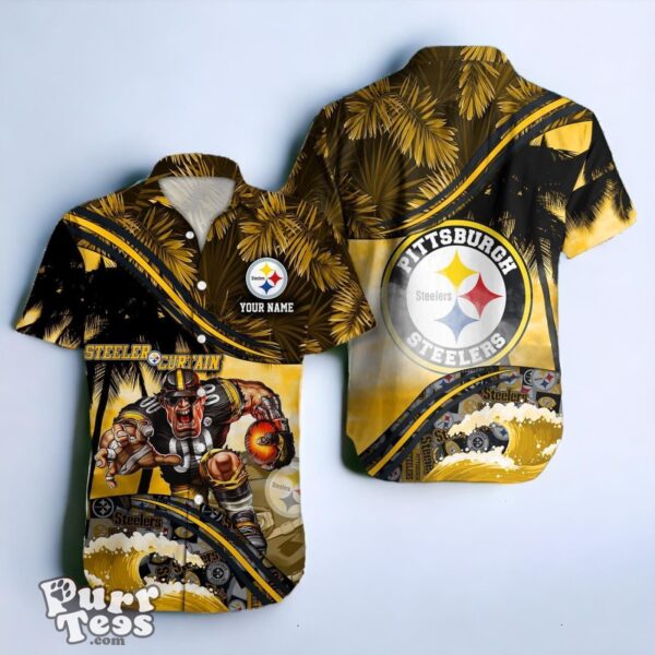 Pittsburgh Steelers NFL Hawaiian Shirt Custom Name Best Gift For Fans Product Photo 1