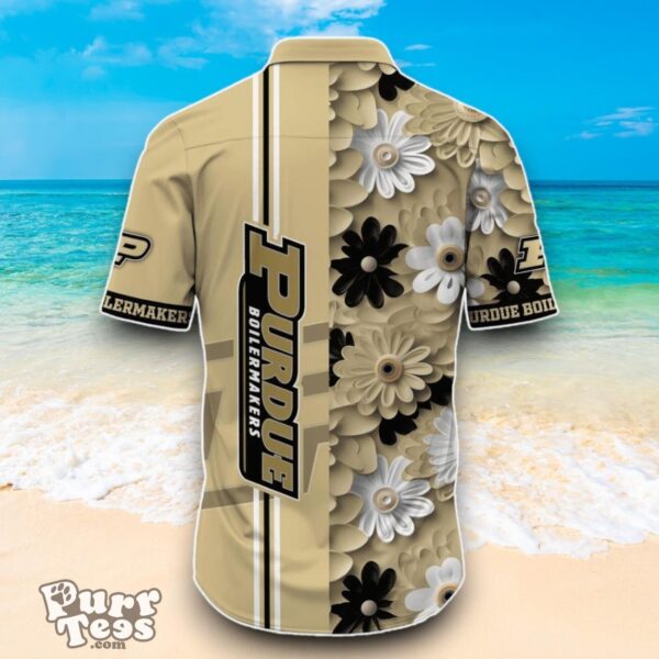 Purdue Boilermakers NCAA3 Flower Hawaiian Shirt Best Design For Fans Product Photo 3