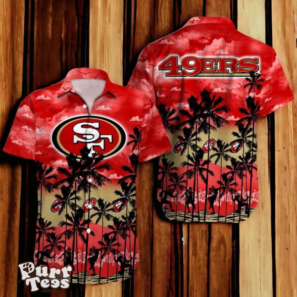 San Francisco 49ers NFL Hawaiian Shirt 3D Tropical Trending For Fans Product Photo 1
