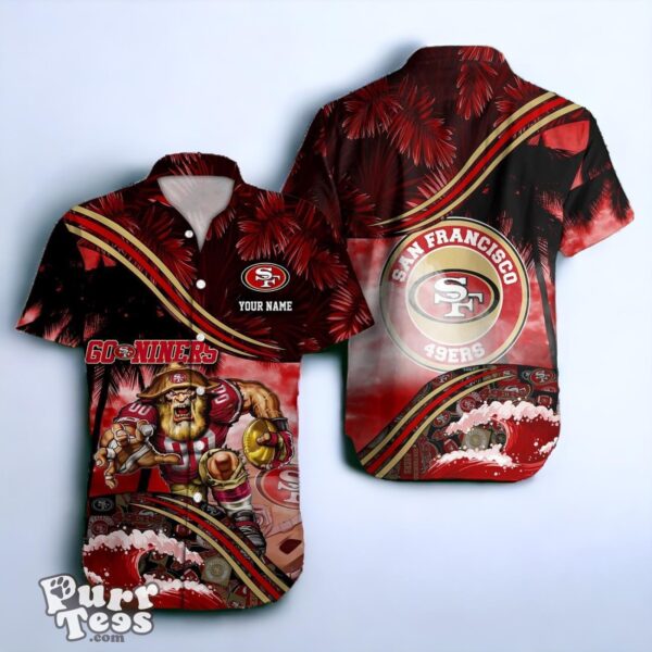 San Francisco 49ers NFL Hawaiian Shirt Custom Name Best Gift For Fans Product Photo 1
