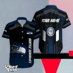 Seattle Seahawks NFL Hawaiian Shirt For Men Women Custom Name Product Photo 1