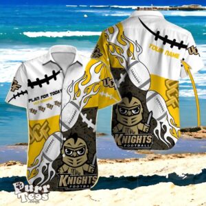 Show Your True Colors Personalized UCF Knights NCAA Hawaiian Shirt with Name Integration Product Photo 1