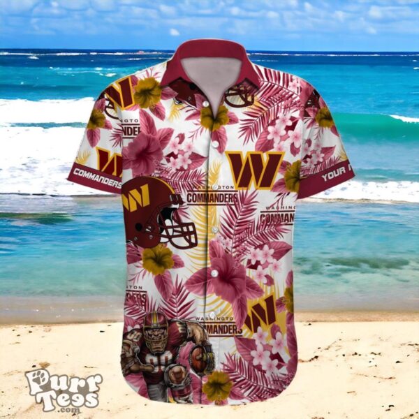 Signature Commanders Style Personalized Hawaiian NFL Shirt for Washington Fans Product Photo 1