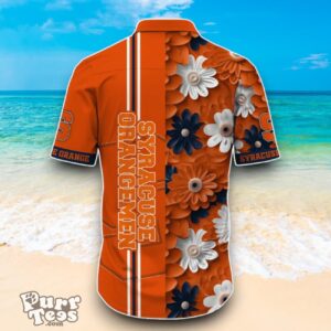Syracuse Orange NCAA2 Flower Hawaiian Shirt Best Design For Fans Product Photo 3