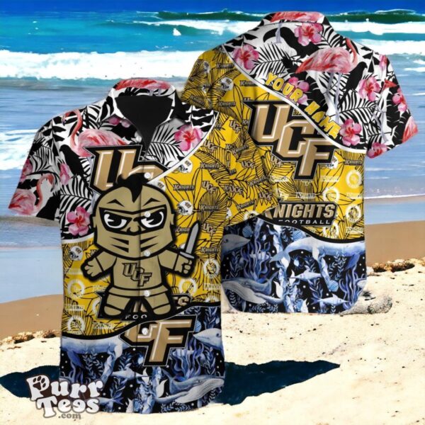 Tailored Fanaticism UCF Knights NCAA Hawaiian Shirt with Custom Name Embellishment Product Photo 1