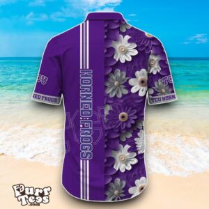 TCU Horned Frogs NCAA1 Flower Hawaiian Shirt Best Design For Fans Product Photo 3