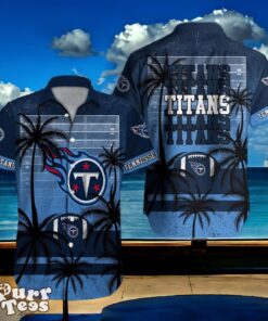 Tennessee Titans Hawaiian Shirt Palm Tree Vintage For Men Women Product Photo 1