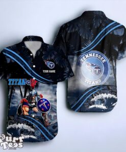 Tennessee Titans NFL Hawaiian Shirt Custom Name Best Gift For Fans Product Photo 1