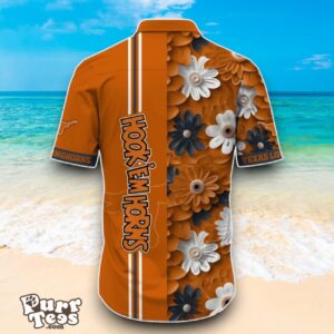 Texas Longhorns NCAA2 Flower Hawaiian Shirt Best Design For Fans Product Photo 3
