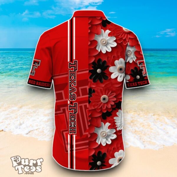 Texas Tech Red Raiders NCAA3 Flower Hawaiian Shirt Best Design For Fans Product Photo 3