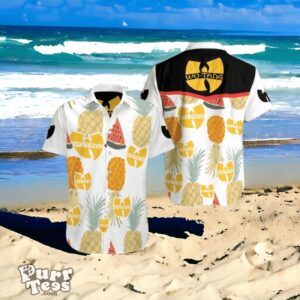 Tropical Pineapple Light Style Summer Party Wu-Tang Clan Hawaiian Shirt Aloha Shirt For Men Women Product Photo 1