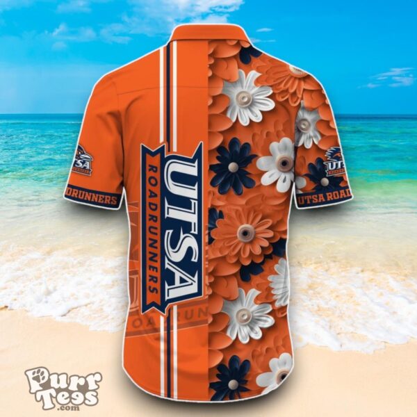 UTSA Roadrunners NCAA3 Flower Hawaiian Shirt Best Design For Fans Product Photo 3
