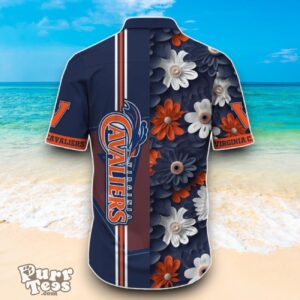 Virginia Cavaliers NCAA3 Flower Hawaiian Shirt Best Design For Fans Product Photo 3