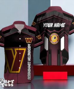 Washington Commanders NFL Hawaiian Shirt For Men Women Custom Name Product Photo 1