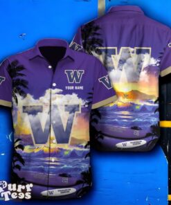 Washington Huskies Hawaiian Shirt Impressive Gift For Men And Women Product Photo 1