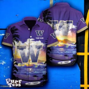 Washington Huskies Hawaiian Shirt Impressive Gift For Men And Women Product Photo 1