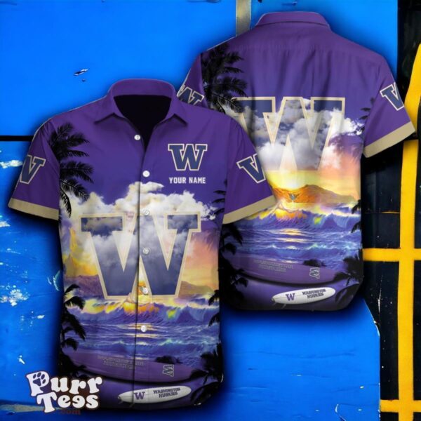 Washington Huskies Hawaiian Shirt Impressive Gift For Men And Women Product Photo 1