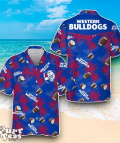 Western Bulldogs AFL Hawaiian Shirt Product Photo 1