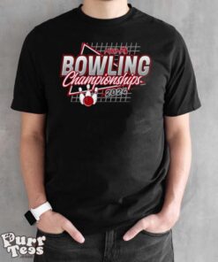 2024 MHSAA Bowling Championships T shirt - Black Unisex T-Shirt