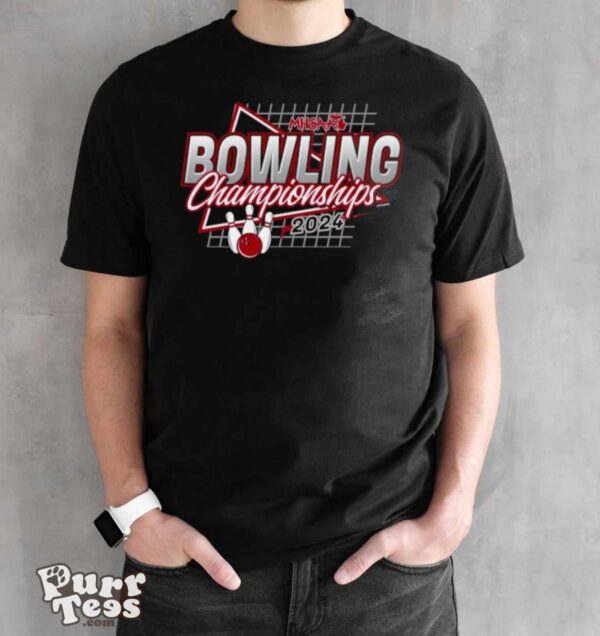 2024 MHSAA Bowling Championships T shirt - Black Unisex T-Shirt