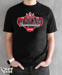 2024 OHSAA State Bowling Championships shirt - Black Unisex T-Shirt