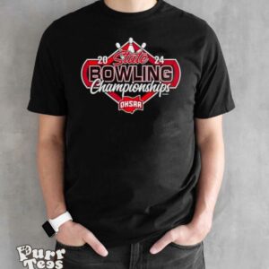 2024 OHSAA State Bowling Championships shirt - Black Unisex T-Shirt