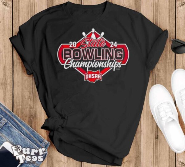 2024 OHSAA State Bowling Championships shirt - Black T-Shirt