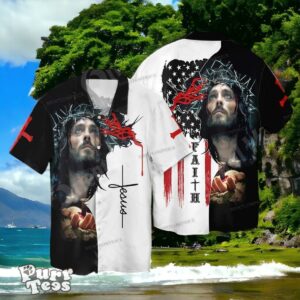 4th Of July Independence Day Jesus Hawaiian Shirt Style Gift For Men And Women Product Photo 1