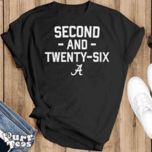 Alabama Football Second And Twenty Six Shirt - Black T-Shirt