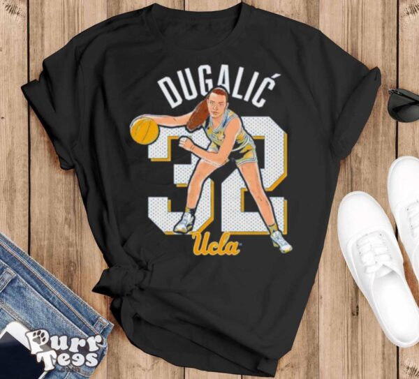 Angela Dugalic 32 UCLA Bruins basketball shirt - Black T-Shirt