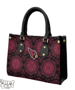 Arizona Cardinals Flower Pattern Limited Edition Fashion Lady Handbag Product Photo 1