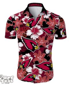 Arizona Cardinals Hawaiian Shirt Special Gift Tropical Flower Short Sleeve Product Photo 1