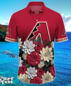 Arizona Diamondbacks MLB Flower Hawaiian Shirt Trending Summer Style Gift For Men And Women Product Photo 2