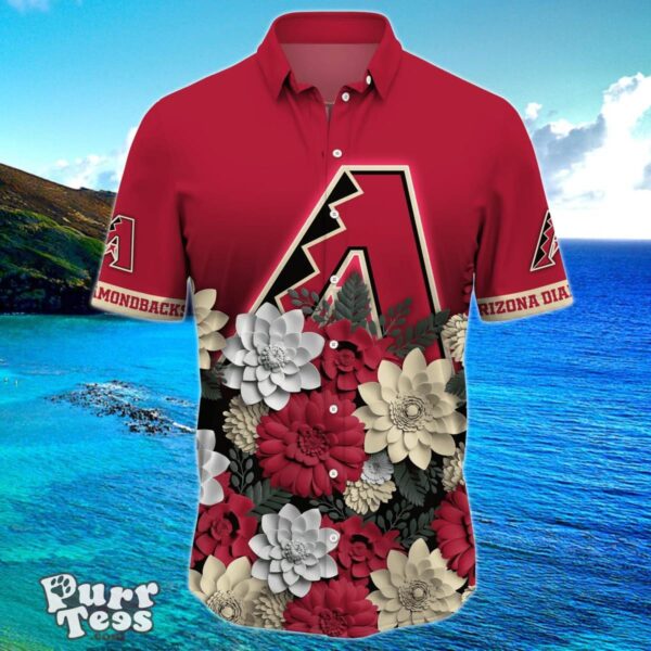 Arizona Diamondbacks MLB Flower Hawaiian Shirt Trending Summer Style Gift For Men And Women Product Photo 2