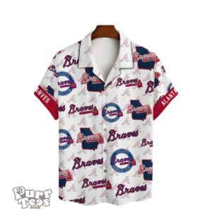 Atlanta Braves MLB Custom Summer 3D Hawaiian Shirt Personalized Product Photo 2