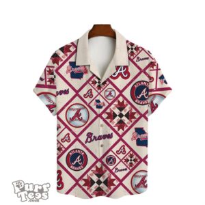 Atlanta Braves MLB Summer 3D Hawaiian Shirt Product Photo 2