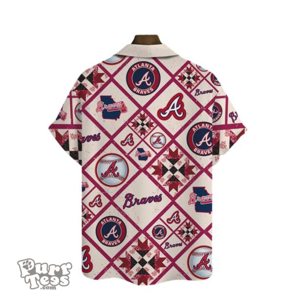 Atlanta Braves MLB Summer 3D Hawaiian Shirt Product Photo 3