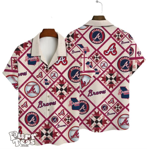 Atlanta Braves MLB Summer 3D Hawaiian Shirt Product Photo 1