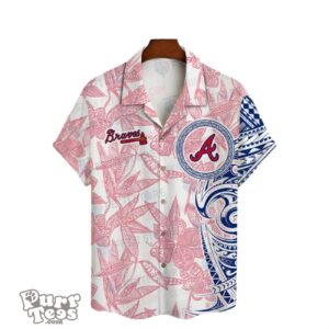 Atlanta Braves MLB Summer Pattern STM Custom Hawaiian Shirt Personalized Product Photo 2