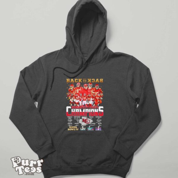 Back To Back Super Bowl Champions Kansas City Chiefs Super Bowl LVIII LVII Shirt - Hoodie