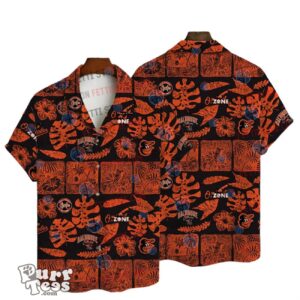 Baltimore Orioles Leave And Beach Vintage Pattern Hawaiian Shirt Product Photo 1