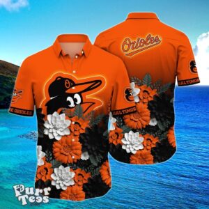 Baltimore Orioles MLB Flower Hawaiian Shirt Trending Summer Style Gift For Men And Women Product Photo 1