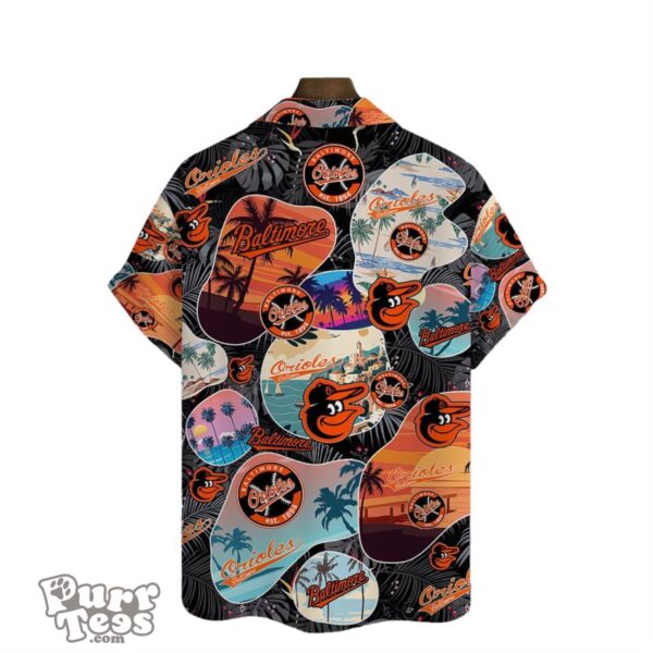 Baltimore Orioles Retro Summer Pattern Hawaiian Shirt Product Photo 3